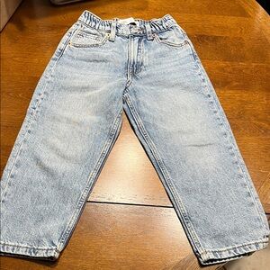 Zara Light Blue Relaxed Jeans